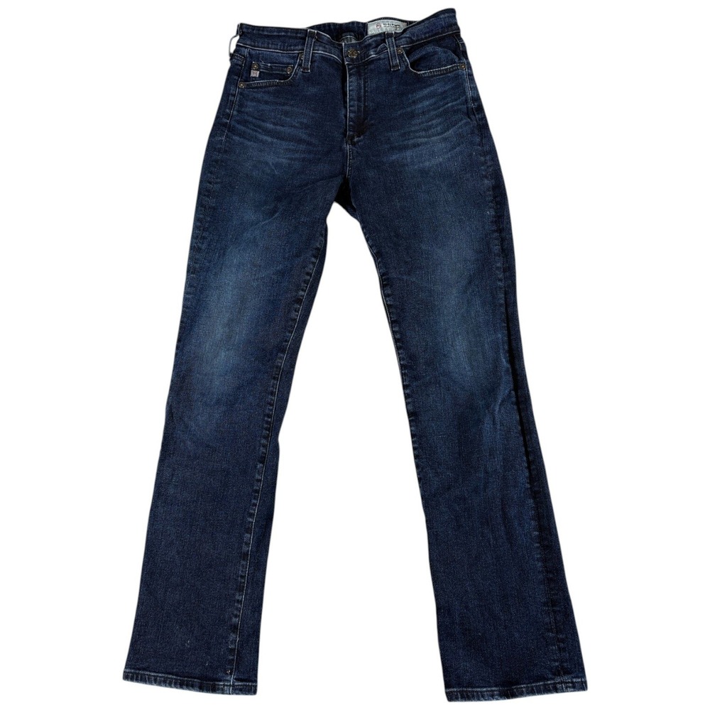 AG Adriano Goldschmied Jeans Women 29R Blue Dark Washed Premium Bootcut Midrise